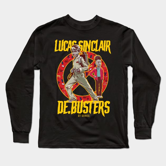 De.Busters - Lucas Sinclair ST Series Long Sleeve T-Shirt by Dayat The Thunder